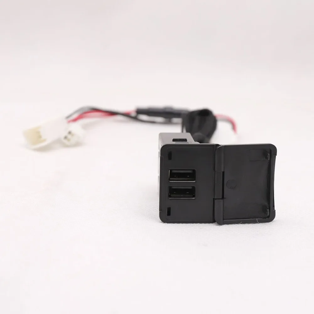 QC3.0 Quickcharge автомобильное заднее зарядное устройство для сидения двойной USB телефон прокладка Адаптер Plug& Play кабель для- Toyota Alphard Vellfire 30 35