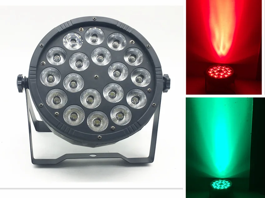 LED Par 18x12 Вт RGBW 4в1 luce della lavata di Lusso контроллер DMX Led плоский Luci dj|luci dj|flat parled flat par |