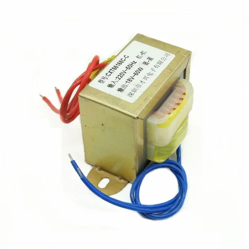 EI66-36 трансформатор мощности DB-60VA 60W 220V to 18V 3.3A AC AC18V