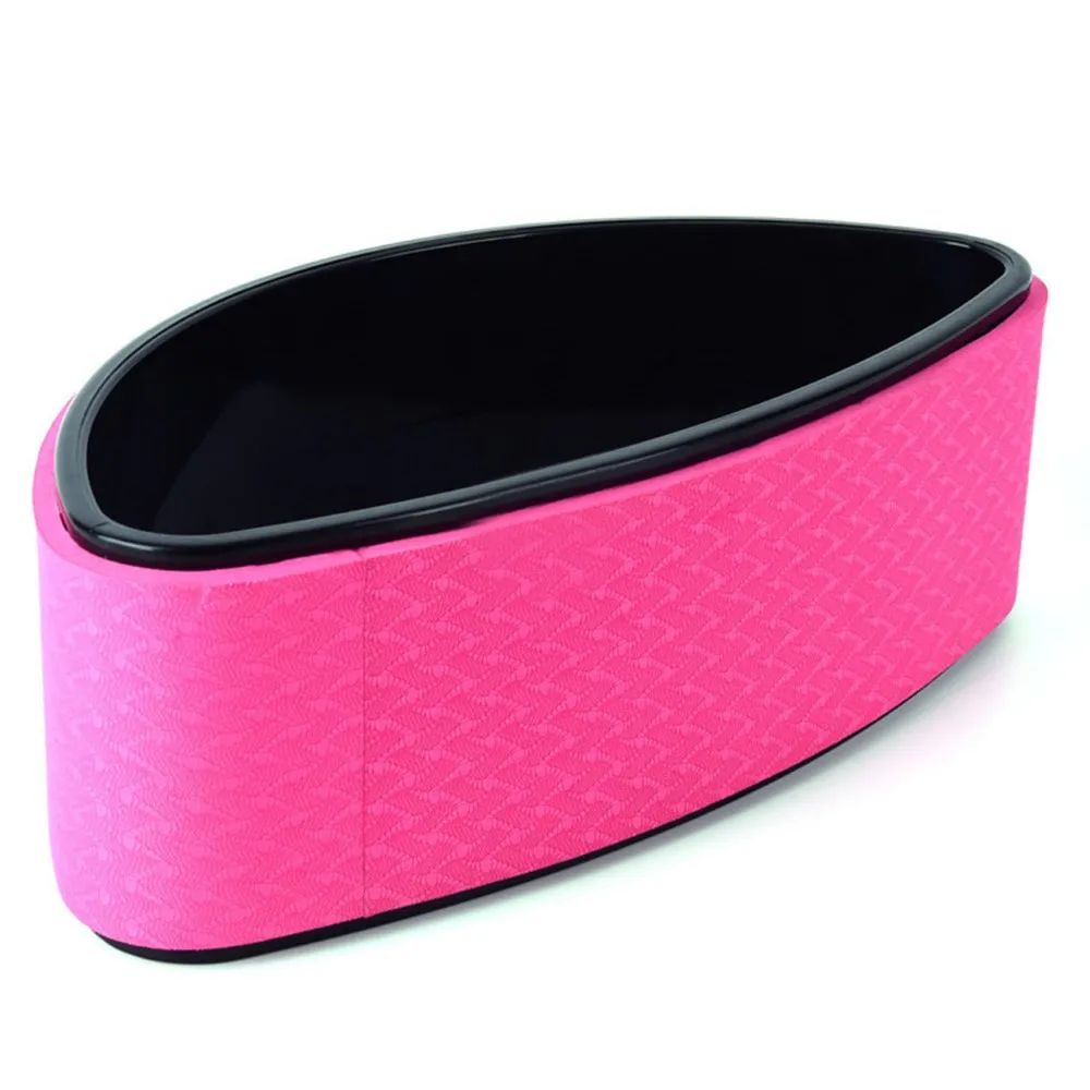 

Yoga Wheel Half Round Comfortable Yoga Prop Wheel for Stretching Improving Flexibility and Backbends