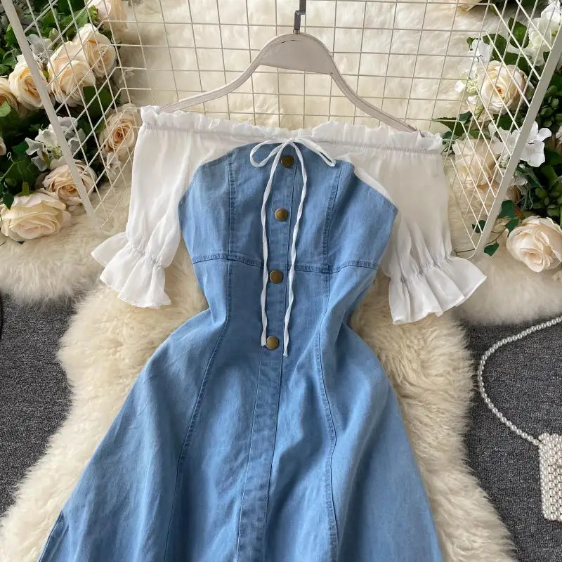 Очень сказочное платье для женщин 2020 новое сладкие деревянные уши Воротник без