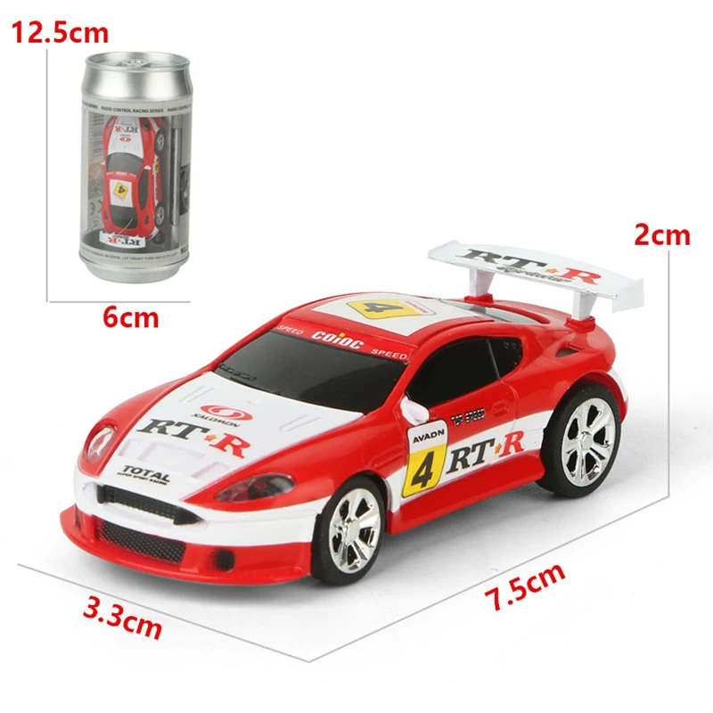 2020 Hot Coke Cans Mini Rechargeable Remote Control Car High-Speed Children's Gift Quality Products 7.5CM PVC | Игрушки и хобби