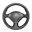 Сшитая вручную черная искусственная кожа замша для Honda S2000 2000-2008 Civic Si 2002-2004 Acura RSX