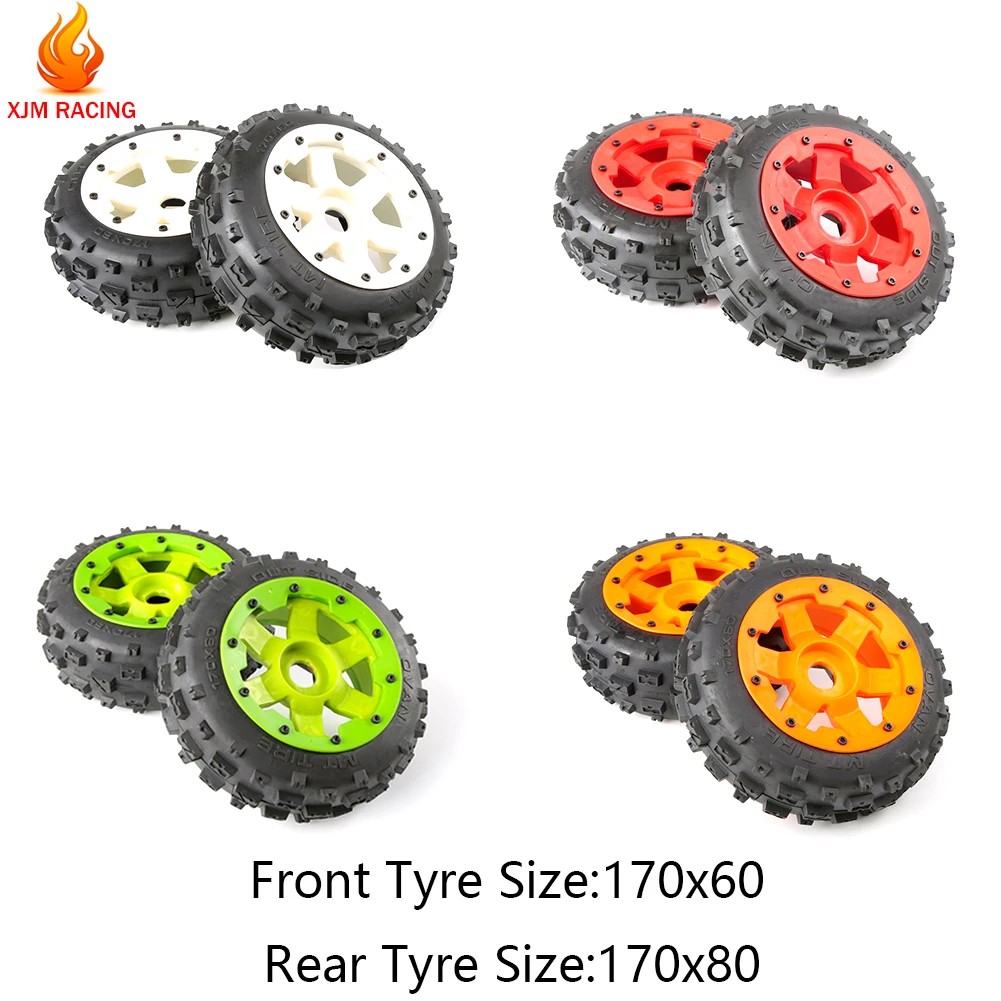 

Передняя или Задняя колесная шина в сборе с высокопрочной нейлоновой втулкой для 1/5 Hpi Rofun Rovan Багги Km Baja 5b радиоуправляемые автомобильные запчасти