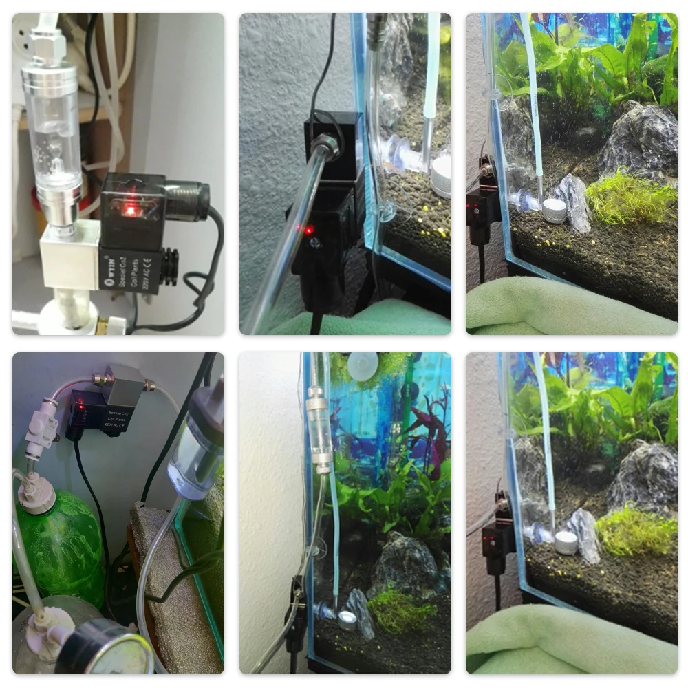Электромагнитный клапан для аквариума 1 6 Вт 110-220 В | Дом и сад