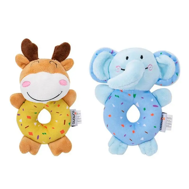 Мультяшная детская ручная хватка кольцо колокольчик оригинальная иллюстрация