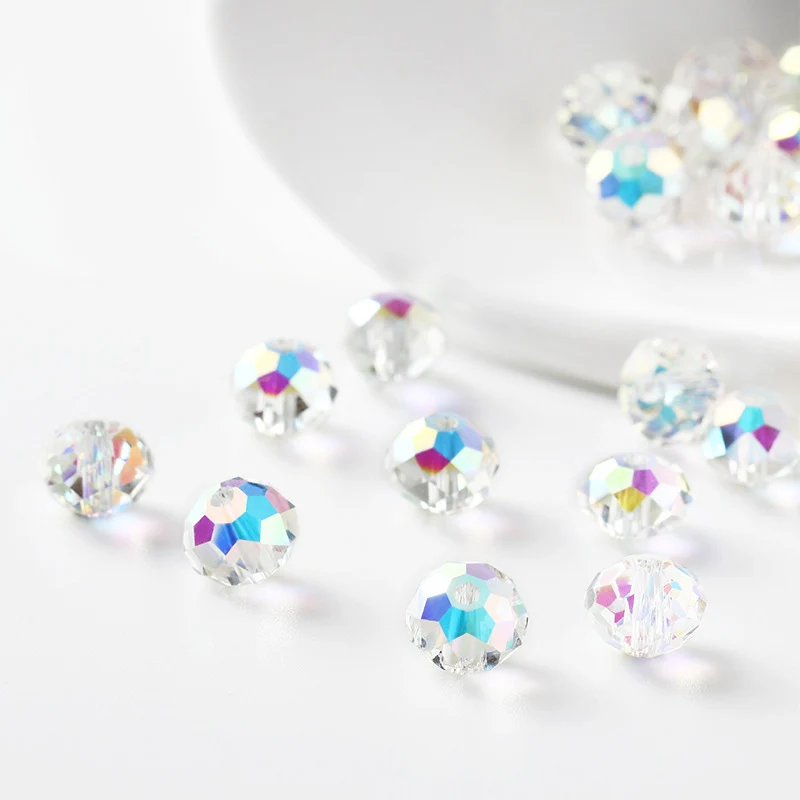 

New style!! 6mm/8mm 20pcs/bag high grade K9 glass globular Beads rhinestones sew on stones DIY jewelry accessory Factory sales