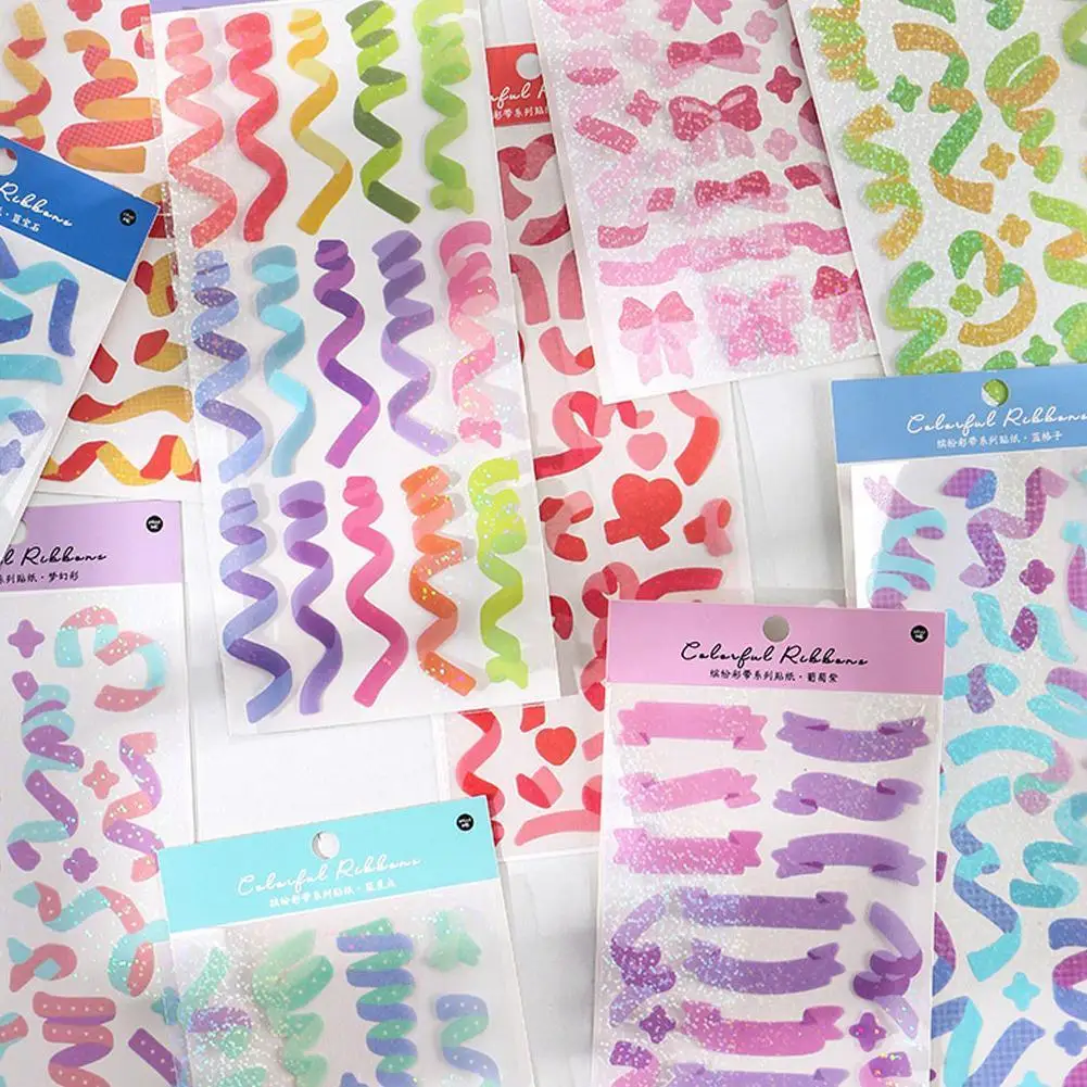 

Красочная лента, декоративные наклейки из ПВХ, наклейка для скрапбукинга, дневника, аксессуары, альбом «сделай сам», палка H8Y2