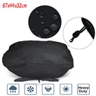 Водонепроницаемый пылезащитный чехол для барбекю 210D, ткань Оксфорд, для гриля Q1001000 Series Weber 7110, защита от дождя от солнца, 67x44x32 см