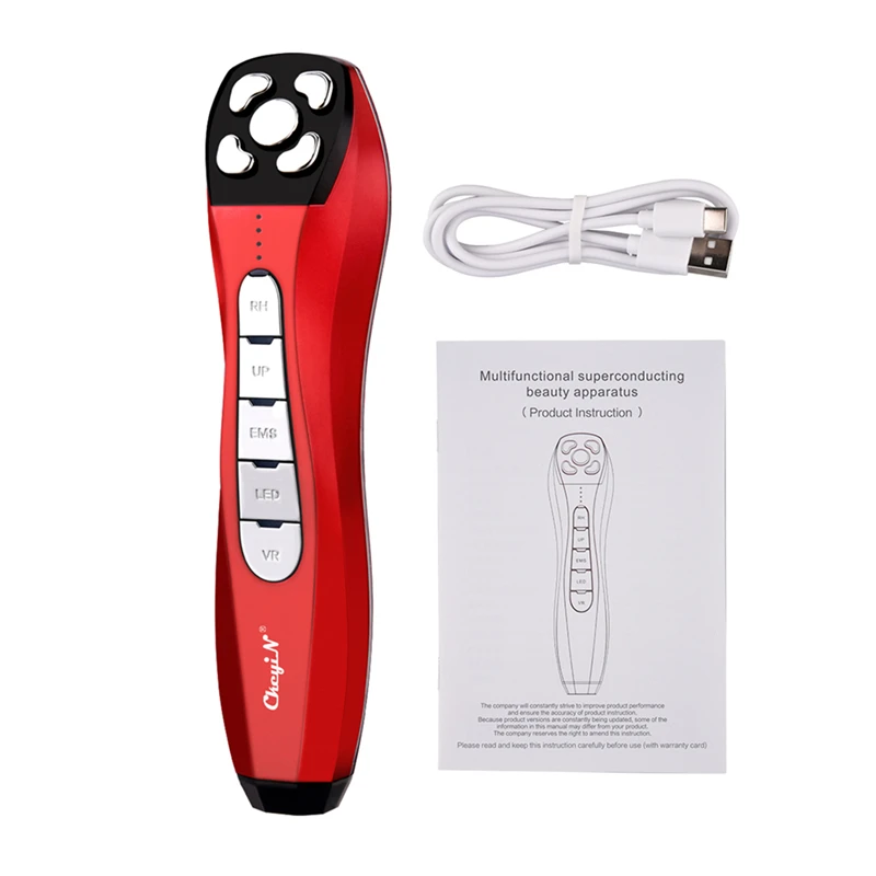 Высокочастотная вибрация Rf фотонная терапия красота машина отбеливание кожи