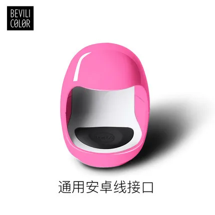 Вэй лин мини свет устройство для очистки мини-лампа накаливания УФ лампа USB контейнер для палочек для еды светодиодный быстрой сухой лак для ногтей Клей обогревающая лампа - Цвет: Розовый