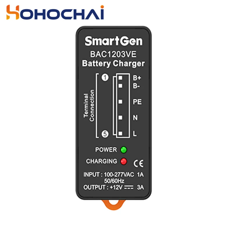 Smartgen-carregador de Bateria Bac1203ve 3a 12v Módulo de Carregamento de Bateria Flutuante Inteligente Peças Genconjunto Módulo de Carregamento Peças e acessórios do gerador
