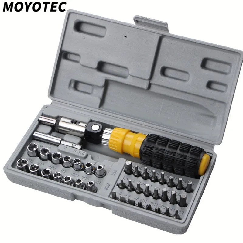 

Многофункциональный Набор отверток и патронов MOYOTEC 45 в 1, портативный набор инструментов для ремонта, набор ручных инструментов
