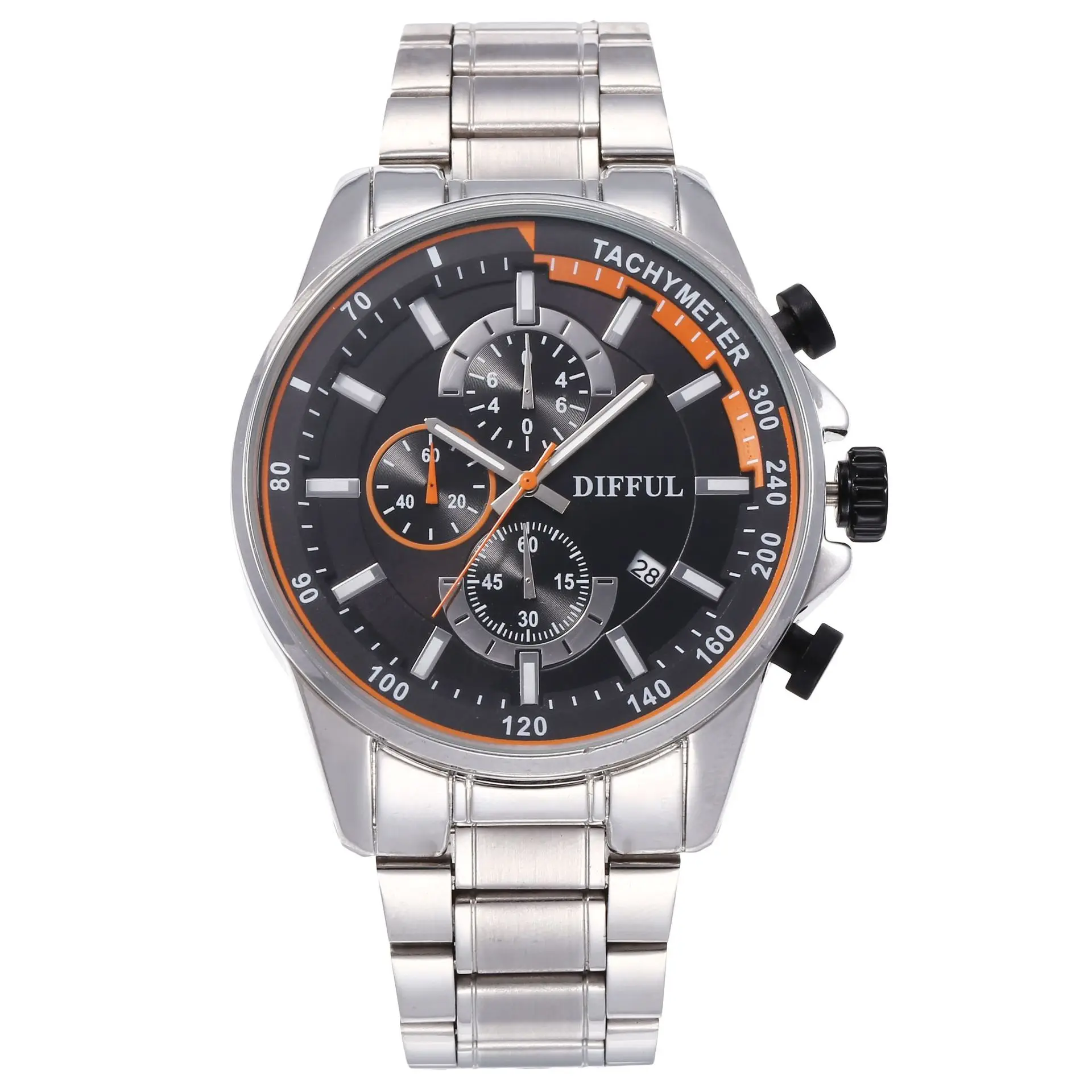 

Fashion Mens watches wrist watches Multi function men's watch stainless steel waterproof watches luxury free shipping DF905