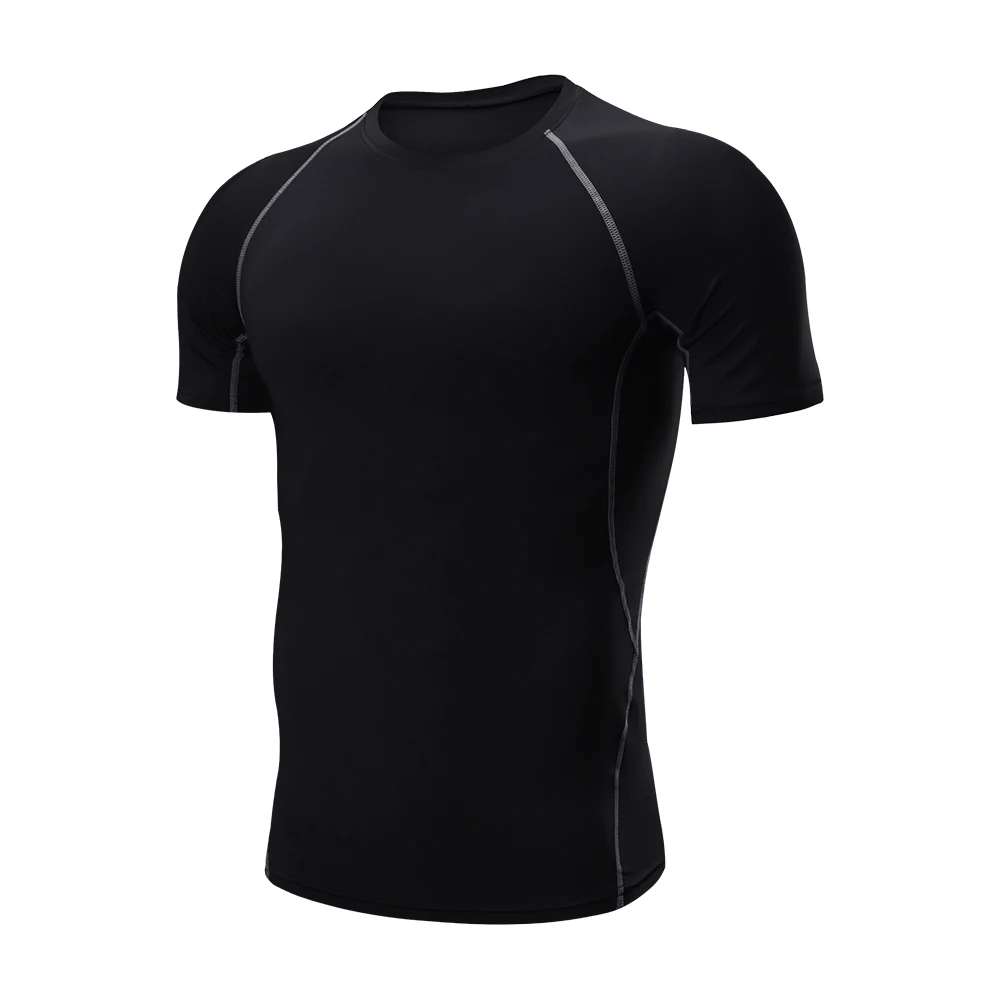 YINGHU мужские спортивные футболки для бега фитнеса компрессионные баскетбольные