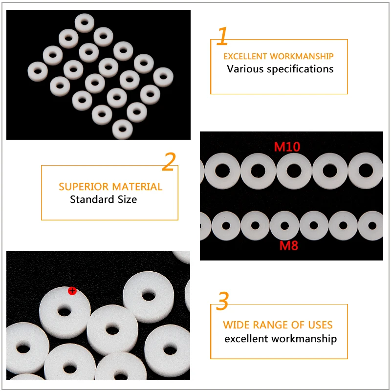 Высокое давление PTFE M8 M10 уплотнительное кольцо уплотнение воздуха для