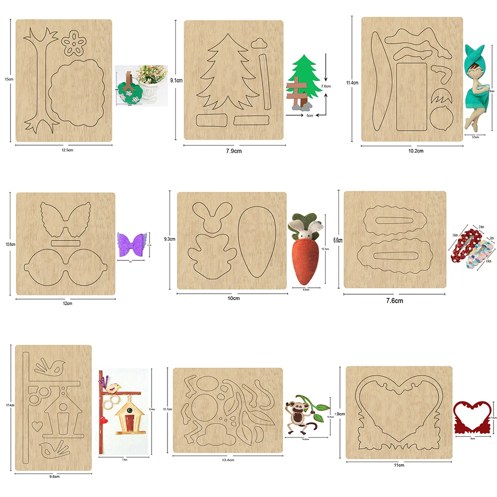 

Heart-shaped carrot tree handmade leather products DIY stamping carving wood carving 2021 new die-cutting craft tools