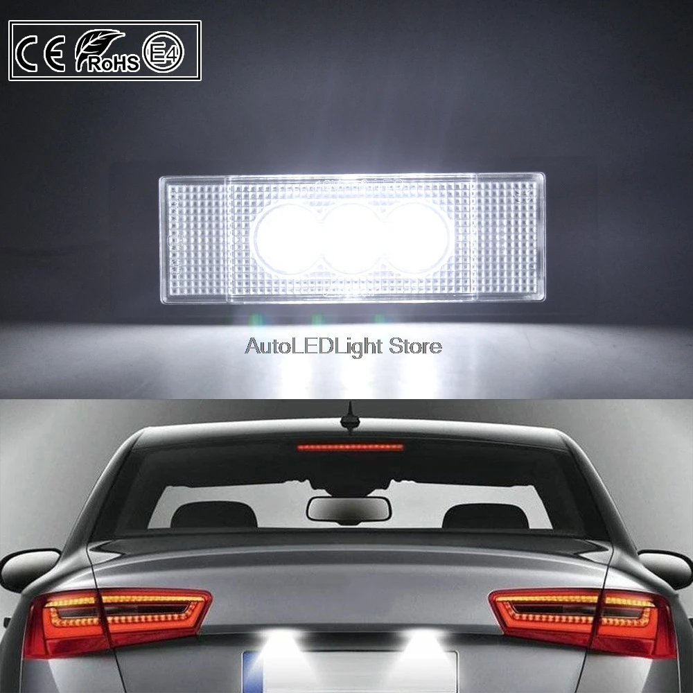 2 шт. светодиодный номерной знак светильник для BMW E81 E87 E63 E64 F20 F12 F13 Z4 E85 E86 E89 K48 F06