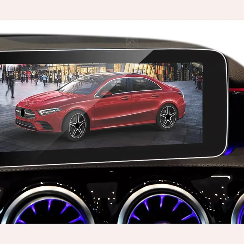 for mercedes benz a class w177 a180 a200 car navigation screen film dashboard protective film tempered glass screen protector free global shipping