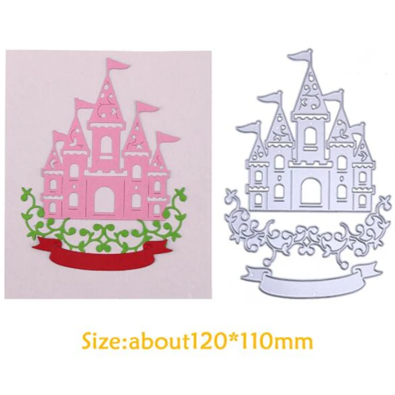 

YINISE Metal Cutting Dies For Scrapbooking Stencils Castle DIY PAPER Album Cards Decoration Embossing Folder CRAFT CUTTER TOOLS
