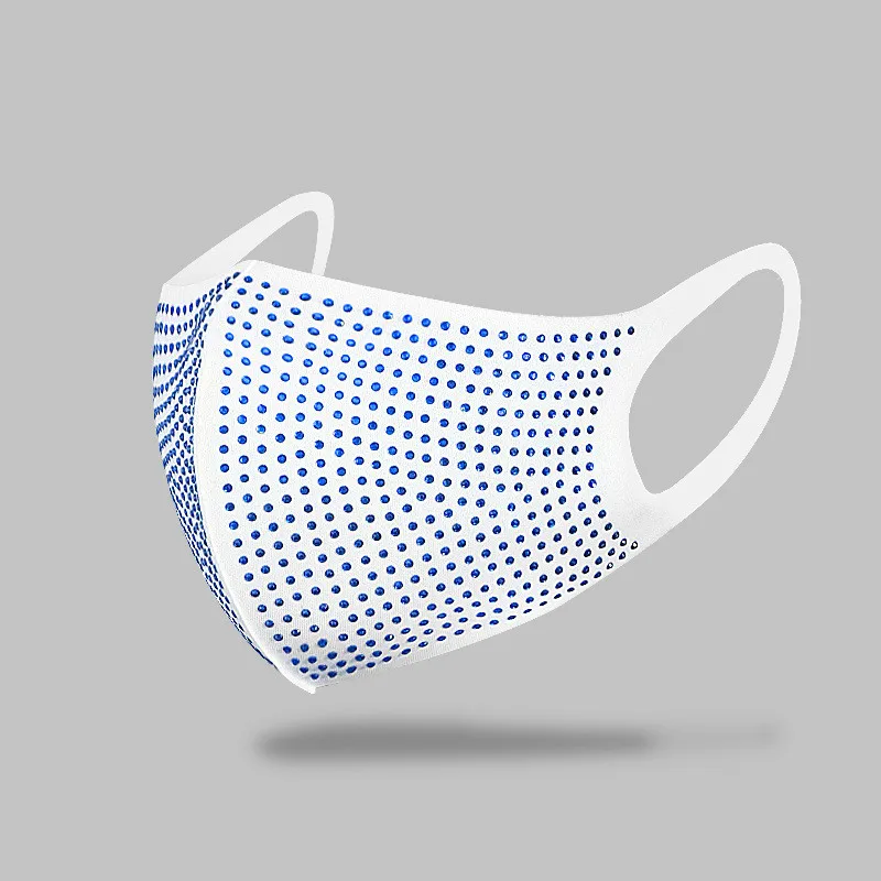 Новинка модные аксессуары прозрачная Бриллиантовая Сетчатая Маска для косплея