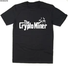 Мужская хлопковая футболка с изображением криптовалюты, биткоина, майнинга BTC, футболка крестного отца, бренд shubuzhi