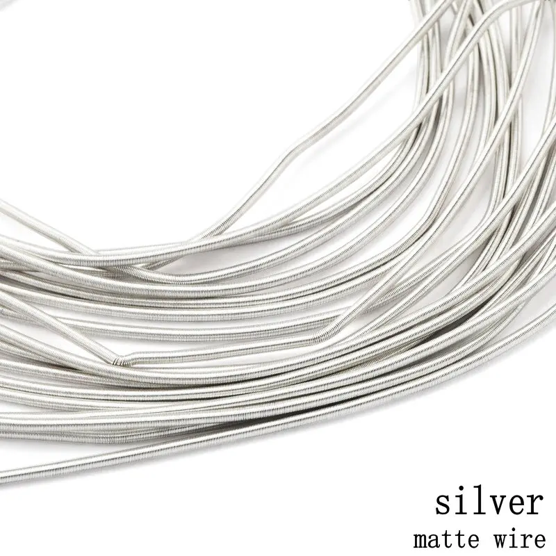 matte wire-silver 10 г/лот аксессуары для ювелирных изделий вышивка значок коврик, жесткая старая работа вышивка, французский слиток проволока, медная проволока, ручной работы аксессуары - Цвет: matte wire-silver