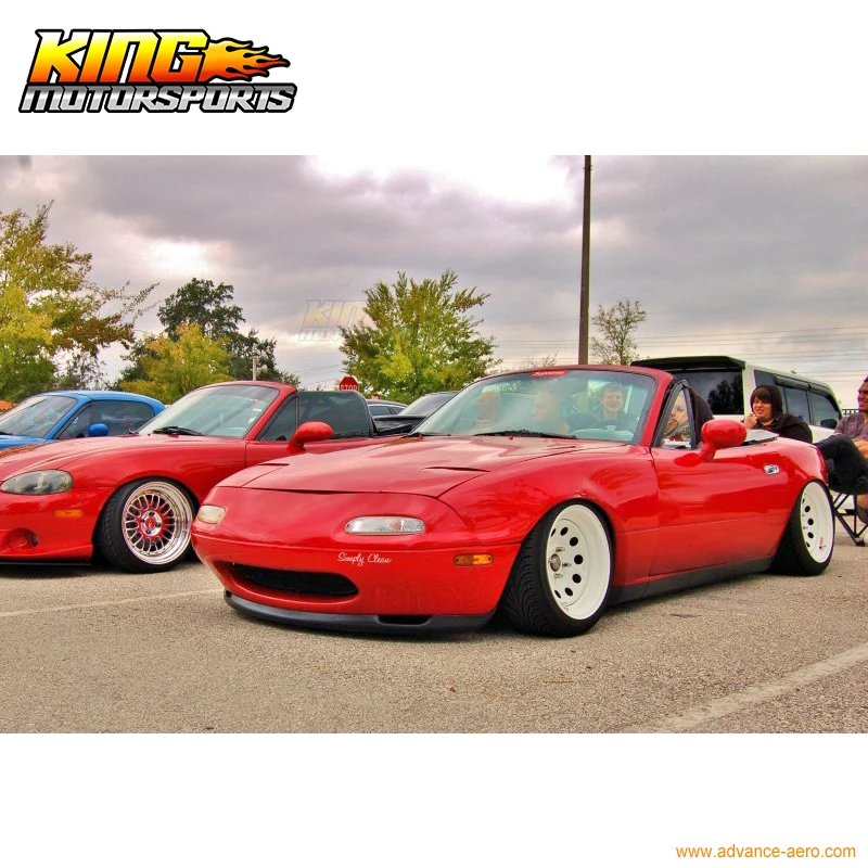 Подходит для 90 97 MAZDA MIATA передний бампер спойлер боди RS STYLE поли уретан ПУ