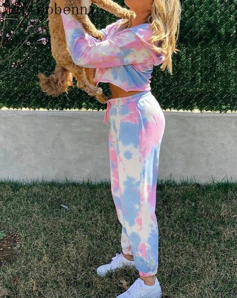 Костюм спортивный женский из двух предметов пикантная повседневная одежда для