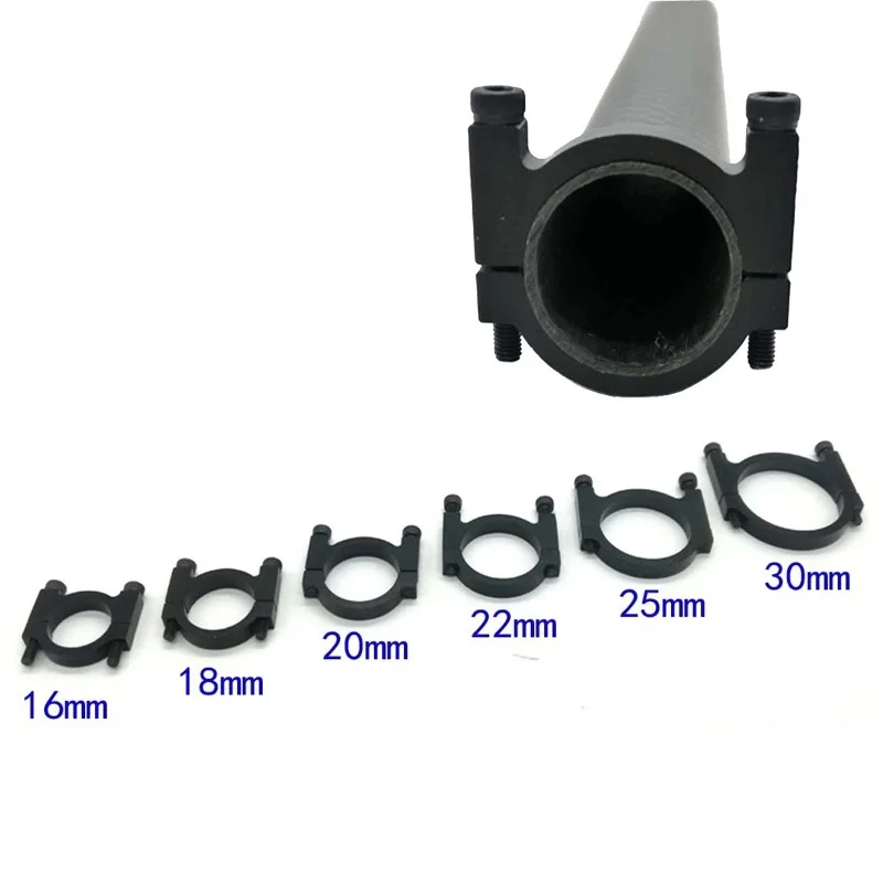 2 комплекта ЧПУ из алюминиевого сплава 16 мм 18 20 25 30 трубчатый зажим крепление для