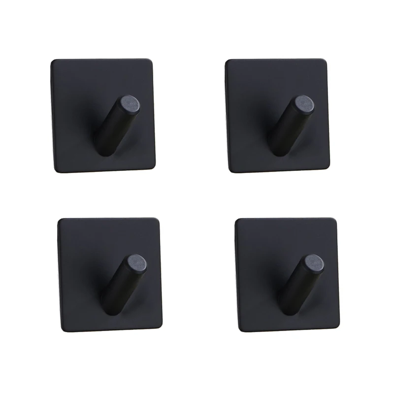 4 шт. самоклеящиеся крючки для ключей из нержавеющей стали | Дом и сад