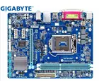 Оригинальная Материнская плата Gigabyte GA-H61M-DS2 LGA 1155 DDR3 H61M-DS2 16 Гб Поддержка I3 I5 I7 H61, бу, для настольных ПК