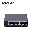 5 портов, Пассивный Переключатель PoE, 12 В, 24 В, 45 + 78-скорость передачи 100 Мбитс