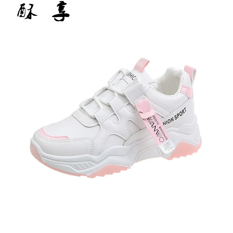 

Women's Sneakers Spring 2021 New Fashion Lightweight Platform Women's Vulcanized Shoes Mesh Breathable Casual Shoes for Woman