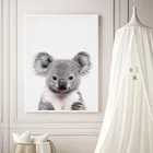 Печать и постер Baby Koala, Картина на холсте, животные, художественные принты, минимализм, фотообои для гостиной, домашний декор