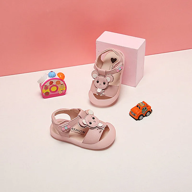 AOGT 2020 новые детские сандалии для девочек милые Мультяшные принцессы детская