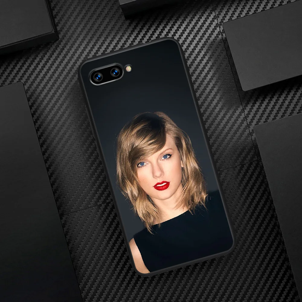

Taylor Alison Swift Phone Case Cover Hull For HUAWEI Honor 6A 7A 7C 8 8A 8S 8x 9 9x 10 10i 20 Lite Pro black Hoesjes Trend Cover