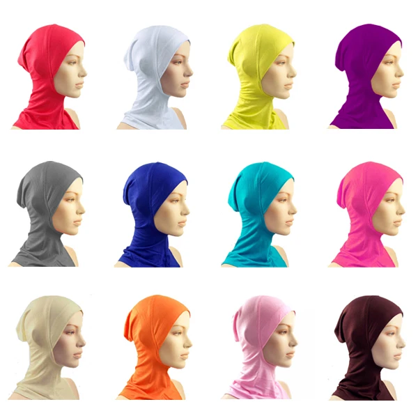 

Multi-Color Neck Cover Muslim Under Scarf Hat Cap Girl Women HOT