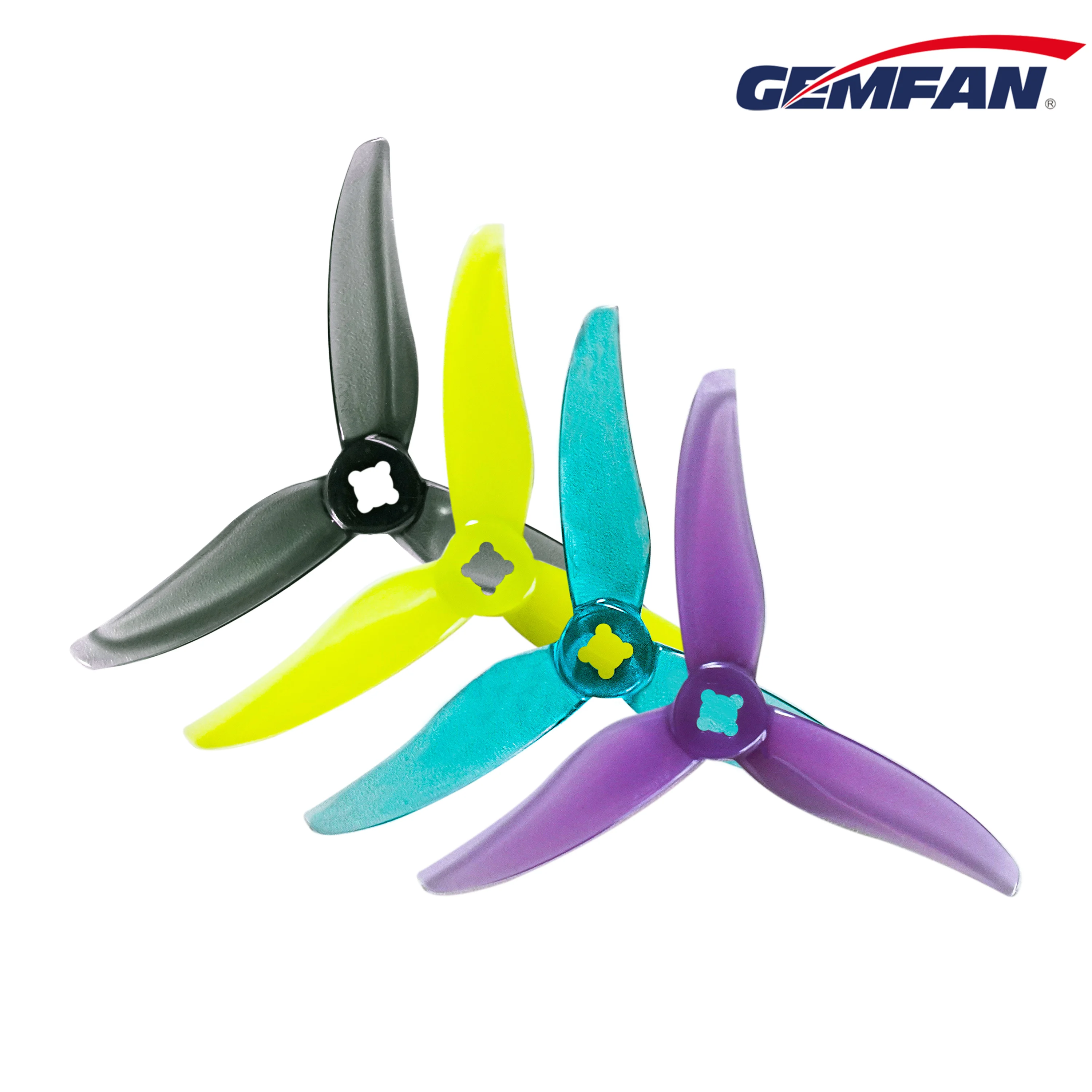 Gemfan Hurricane 3520 3.5X2X3 3-лопастной Пропеллер из поликарбоната для радиоуправляемых FPV