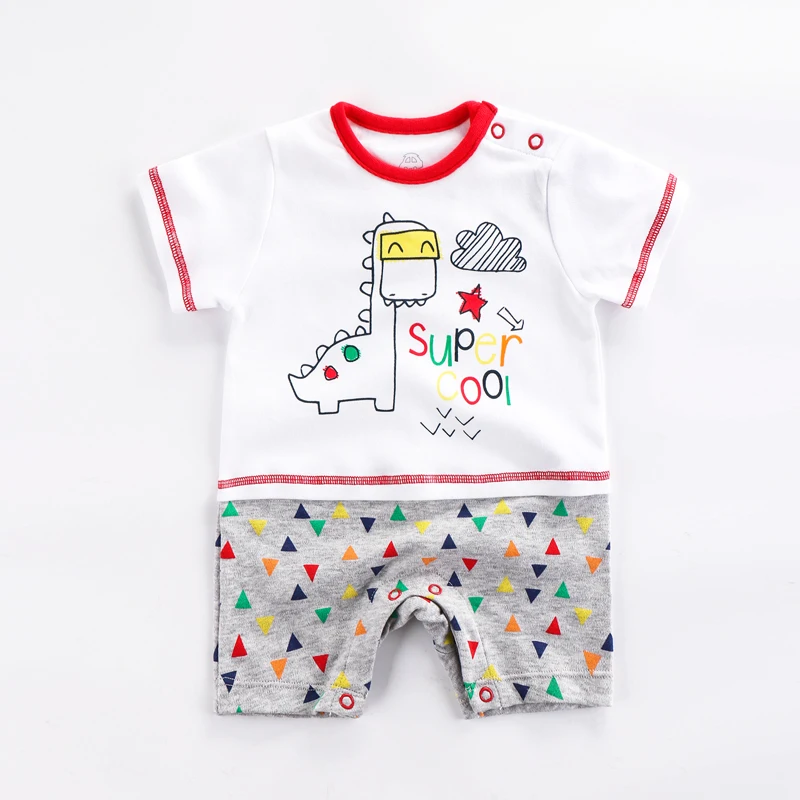 Новая детская одежда для выхода на улицу летний цельный комбинезон мальчиков |