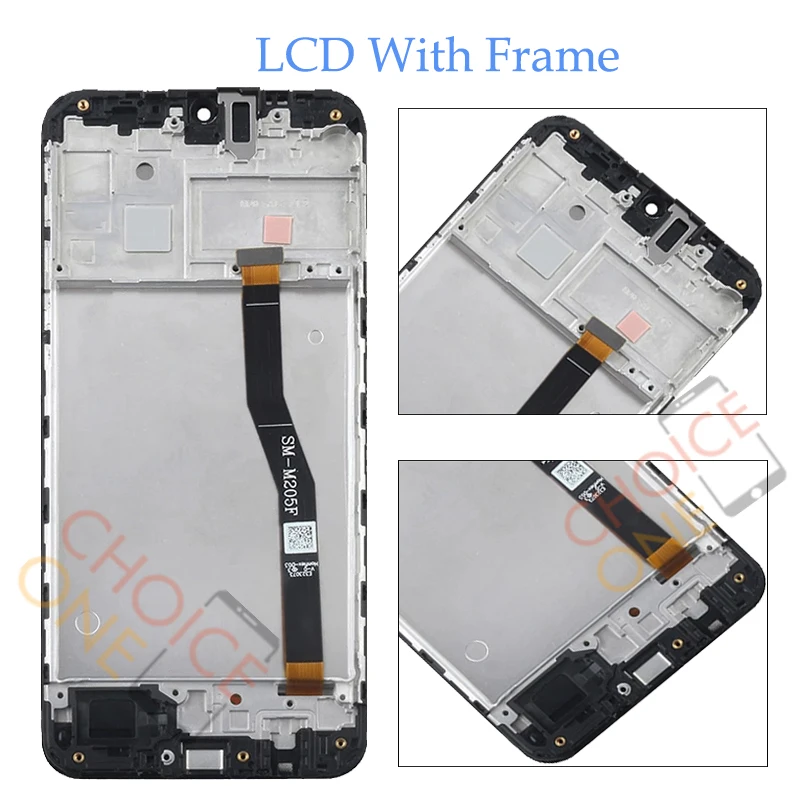 

6.3 inch For Samsung Galaxy M20 2019 LCD Display M205F Touch Screen Digitizer Assembly For SM-M205 M205G/DS M20 Display Replace
