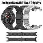 Ремешок для часов Huami Amazfit T-Rex T-Rex Pro, браслет из нержавеющей стали для смарт-часов, деловые роскошные подарки