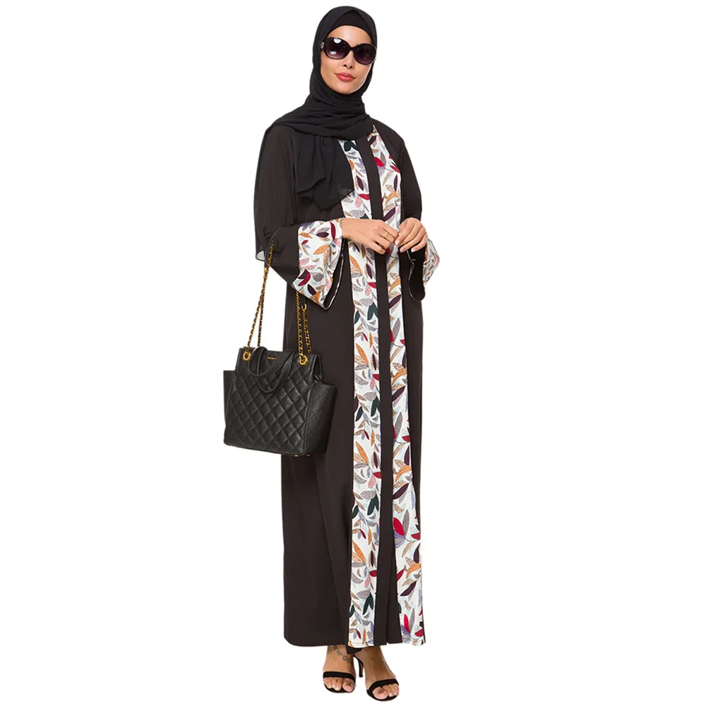 

Muslim Abaya Dress Women Moroccan Kaftan Vintage Hijab Maxi Vestidos Islamic Clothing Musulman Ensembles Robe Djellaba Jubah