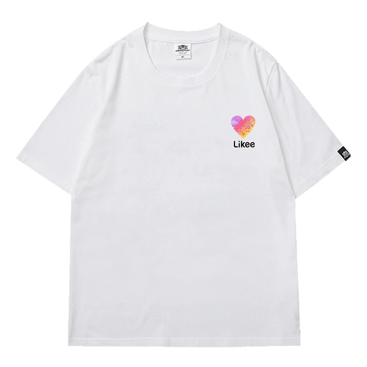 

Likee Anime Design Letter Print Tee Men One Piece Popular HipHop Style Oversized T-shirt T Shirt with Short Sleeves Cartoon Top