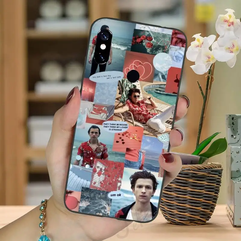 

Tom Holland famous actor high quality Phone Case coque For Xiaomi Redmi Note 4 4x 5 6 7 8 pro S2 PLUS 6A PRO