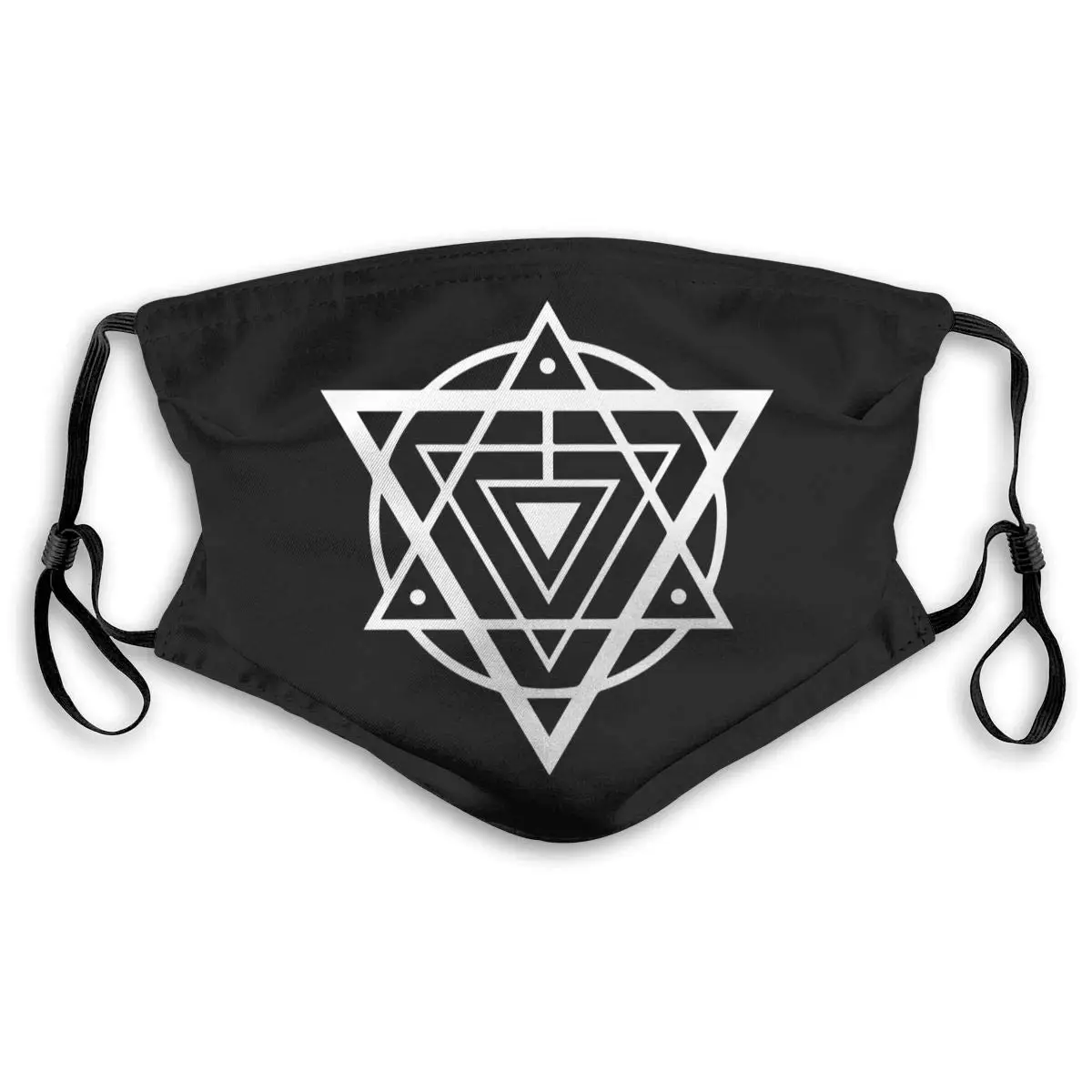 

Sacred Geometry Unisex Anti-Pollution Mask Dust Mask with Filter Mask Black