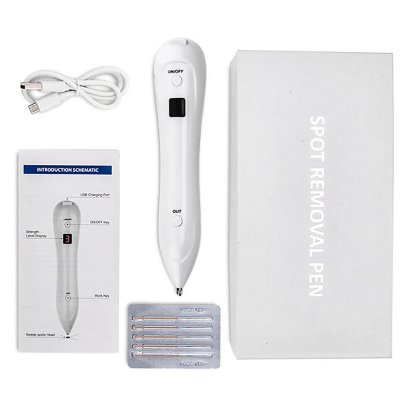 

LCD Plasma Pen LED Lighting Tattoo Mole Removal Machine Face Care Skin Tag Removal Freckle Wart Dark Spot Remover