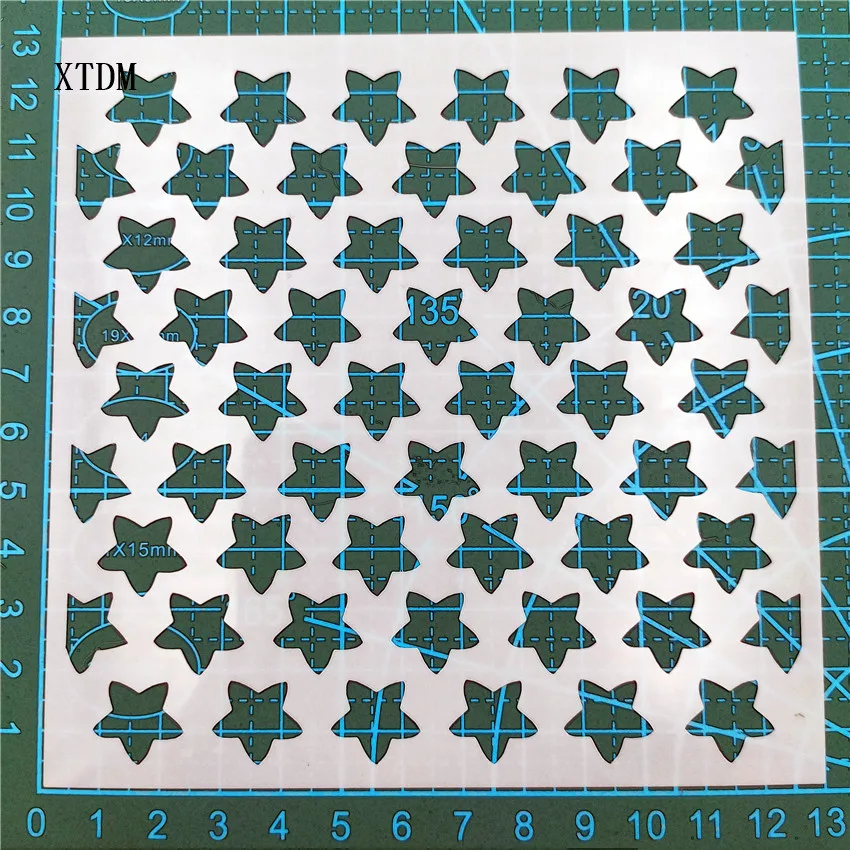 Пентаграмма Пластиковая форма щит Сделай Сам торт Скрапбукинг трафареты полые