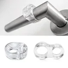 Силиконовый прозрачный Ограничитель для двери, буфер для дверной ручки, защита от ударов для детей, мебельная фурнитура, защитный ограничитель для двери дома