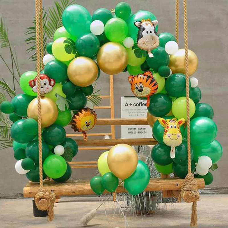 

Jungle Animal Party Balloons Set Kids Birthday Party Decoration Aniaml Forest Theme Party Supplies Baby Shower Decorations